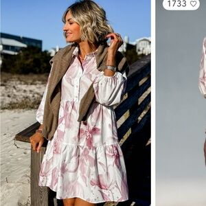 Loverly Grey x Anthropologie The Bettina Shirt Dress by Maeve Mini Edition NWT L